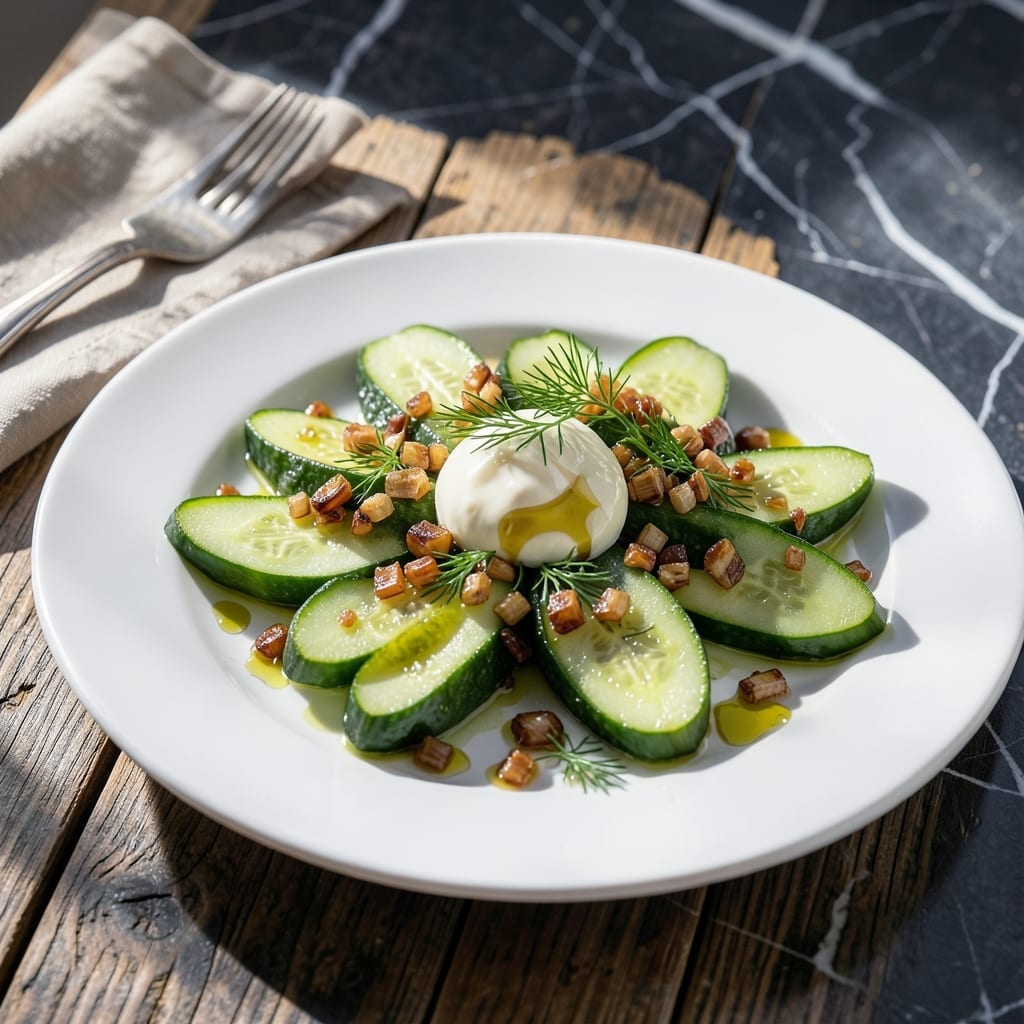 Cooked Cucumber Recipe: Warm and Tender with Garlic-Butter Glaze