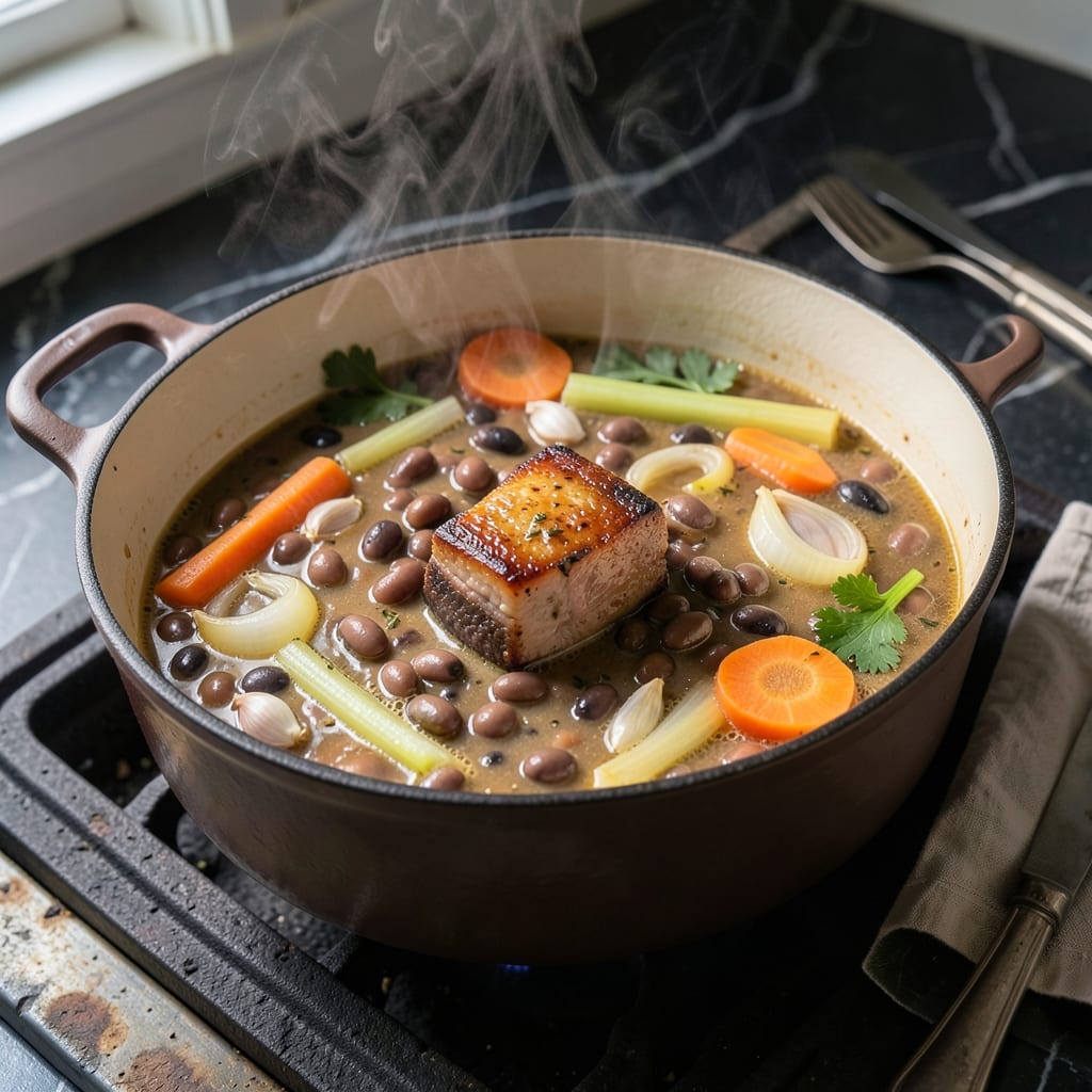 Ham And Beans Recipe On Stove: Hearty Simmered Goodness in One Pot