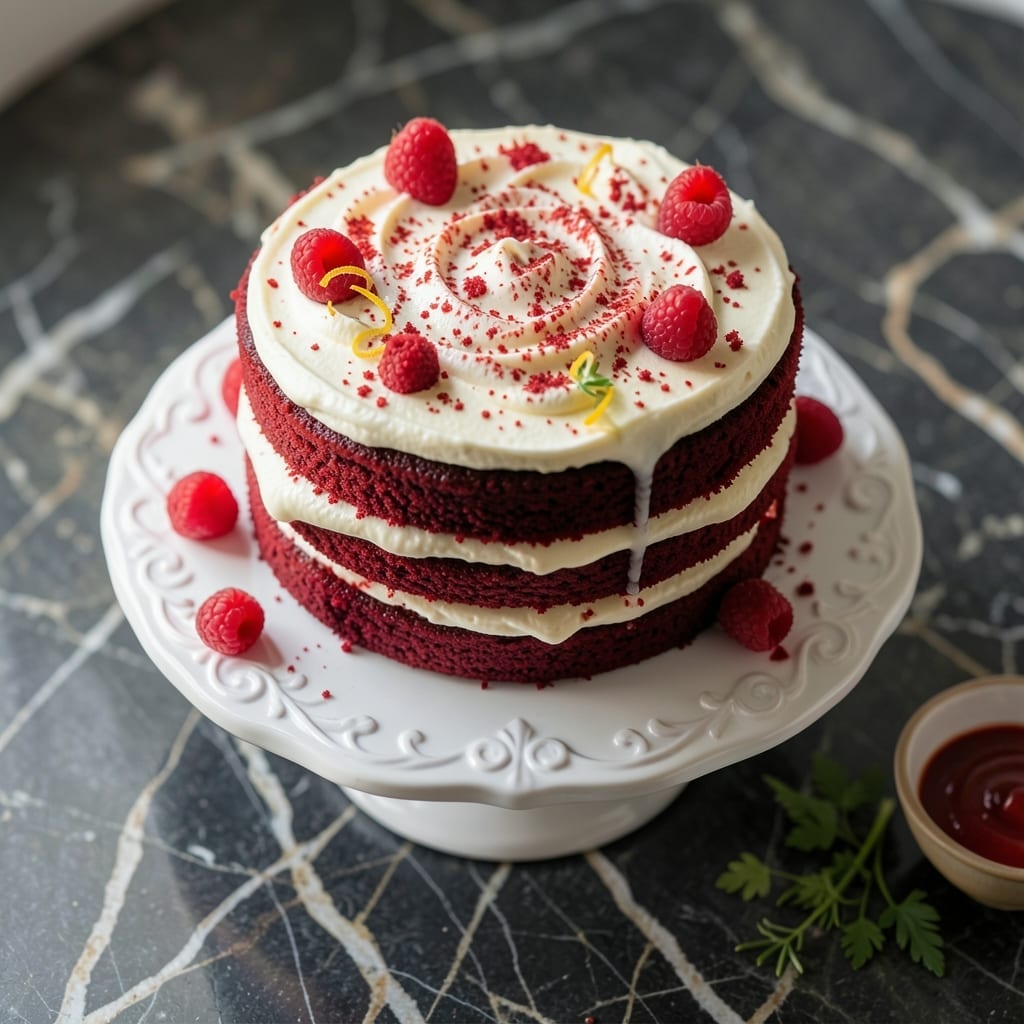 Red Velvet Cake Recipe With Cake Mix: Moist Layers With Cream Cheese Swirls