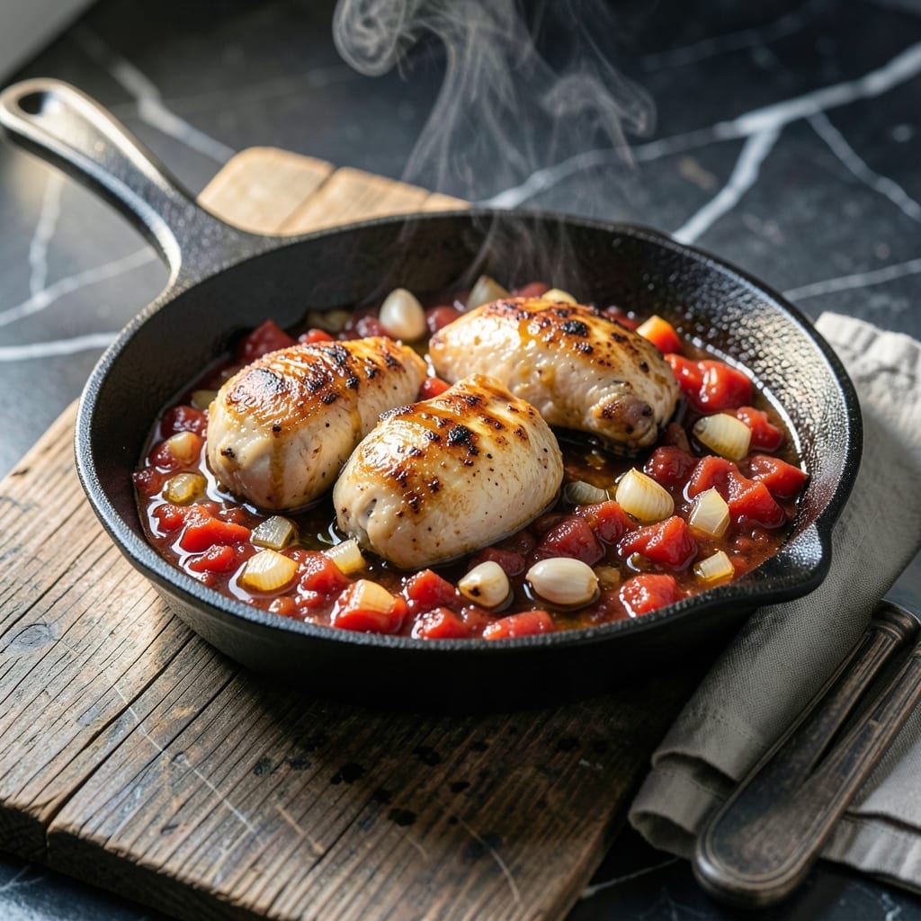 Recipe For Chicken Marinara: Italian-Style Tomato and Herb Simmer