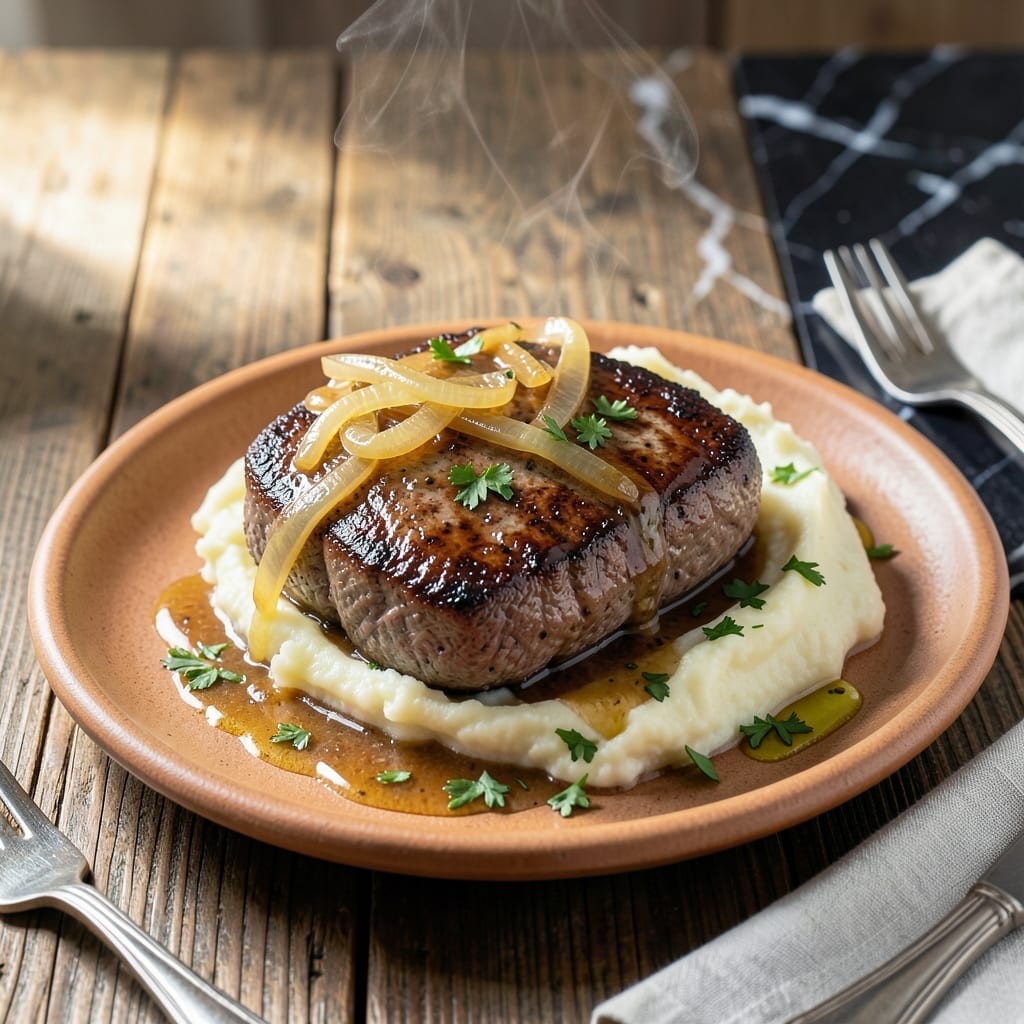 Salisbury Steak Recipe With Cube Steak Slow Cooker: Hands-Off Savory Tradition