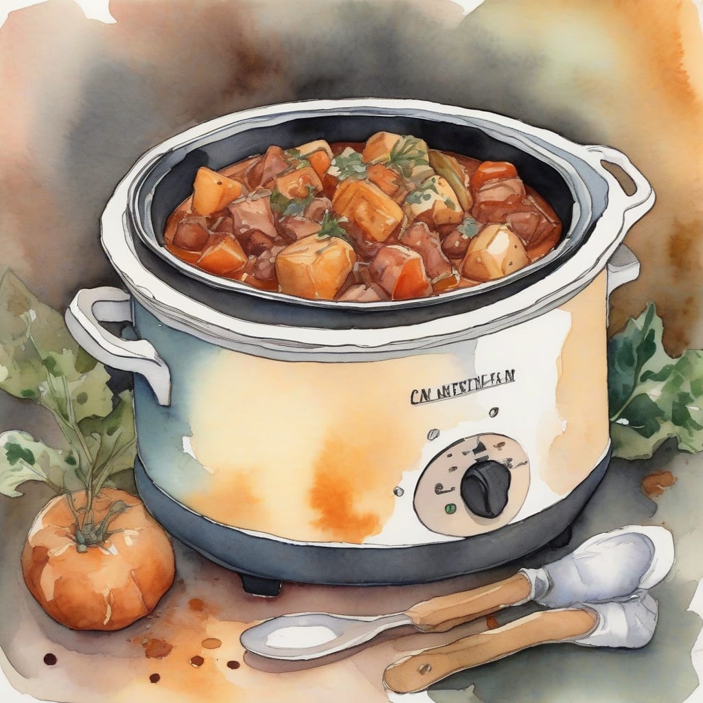 can you reheat stew in a slow cooker