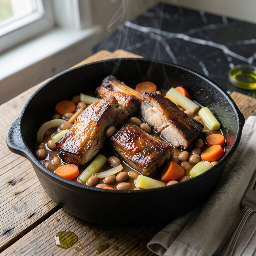 Oxtail and Pinto Beans Recipe: Slow-Simmered Hearty Goodness