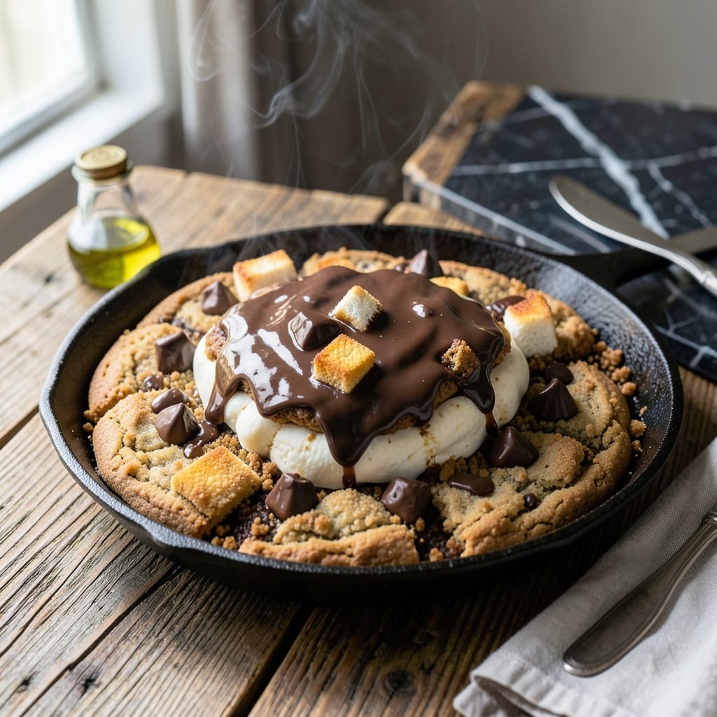 S'mores Cookies Recipe With Graham Crackers: Gooey Chocolate-Marshmallow Swirls