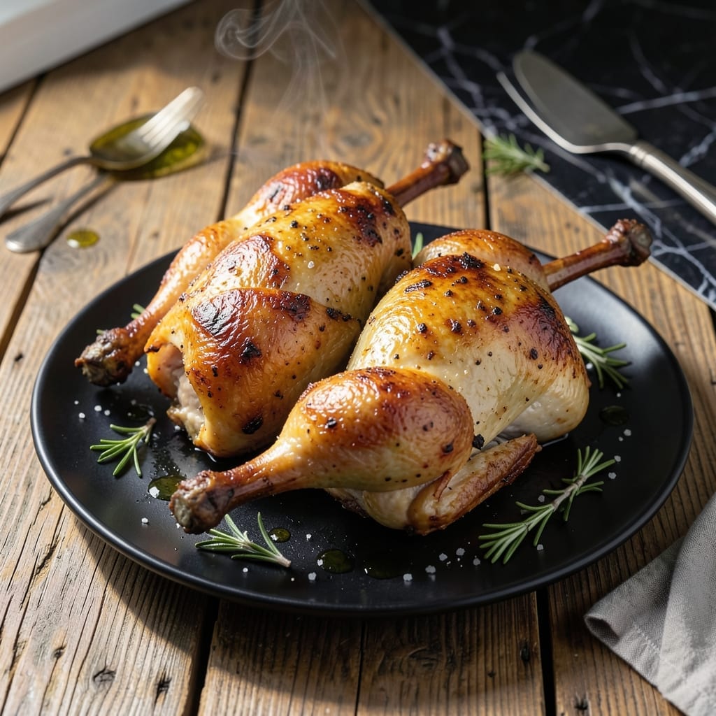 Recipe For Chicken Thighs And Drumsticks: Oven-Roasted Crispy Skin and Juicy Meat