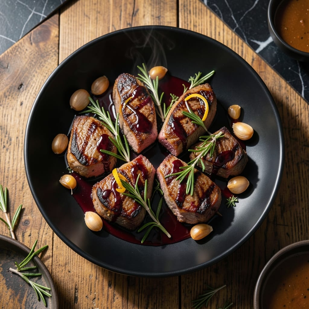 Lamb Loin Chops Recipe Red Wine: Rosy Center with Herbed Crust