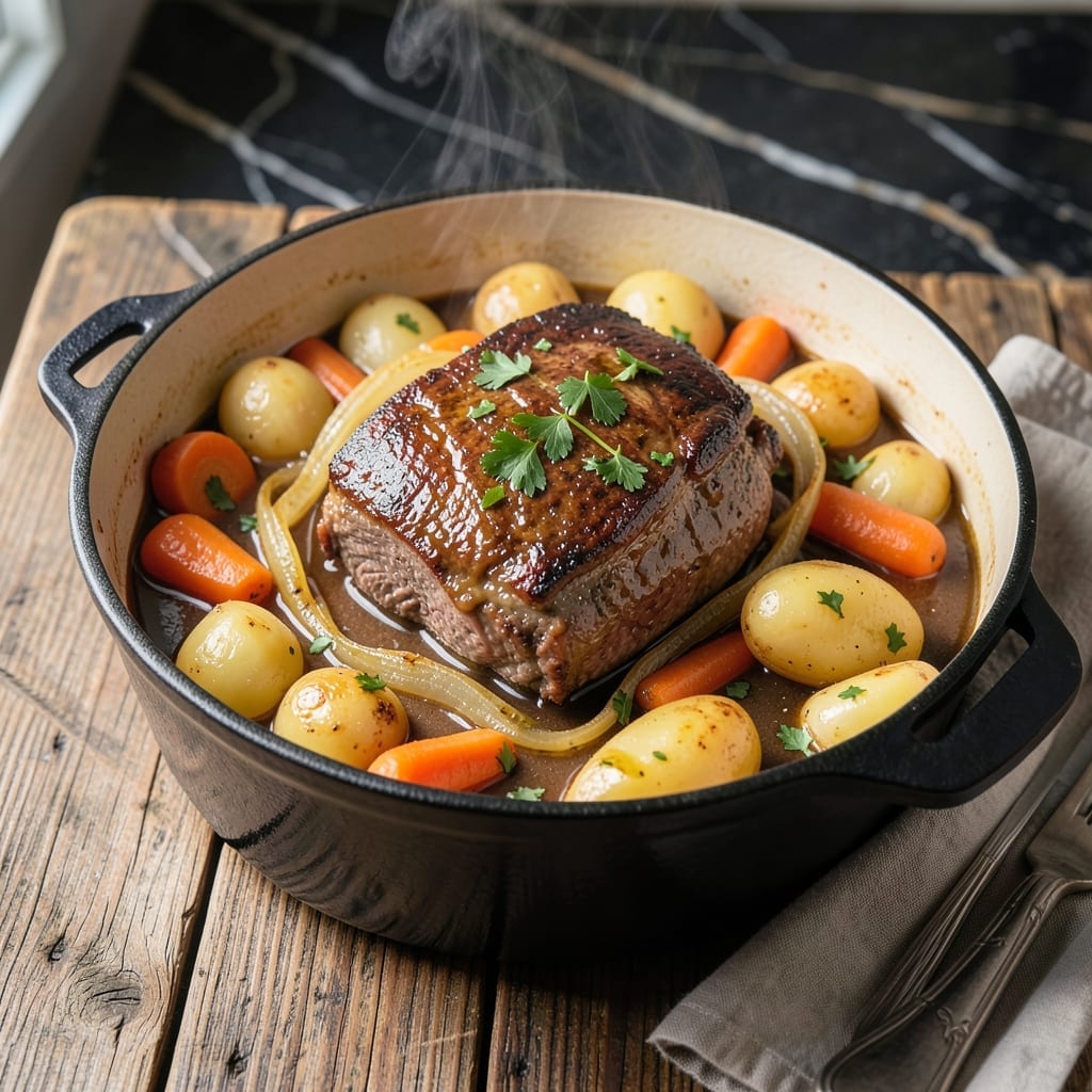 Pot Roast Recipe Cooking Classy: Melt-in-Your-Mouth Slow-Cooked Comfort
