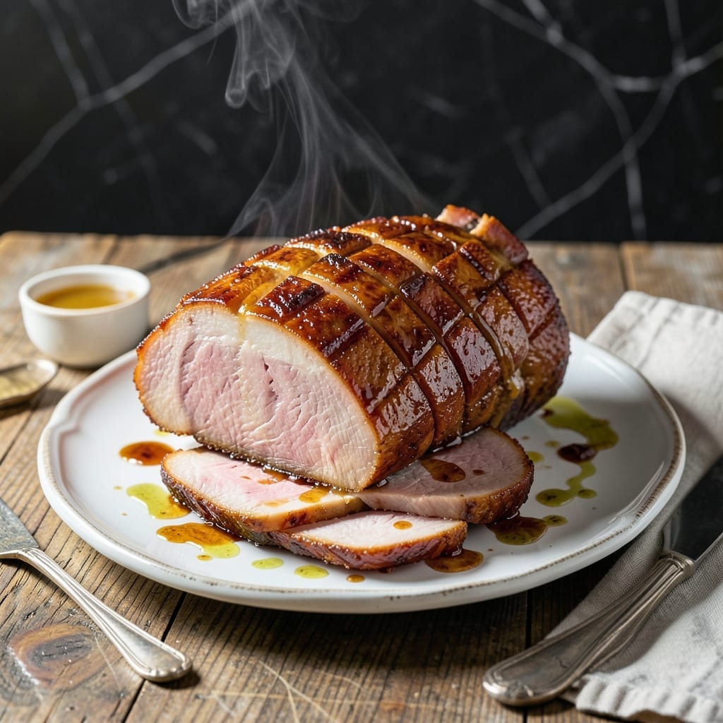 Honey Baked Ham Recipe Oven: Brown Sugar Crust and Juicy Slices