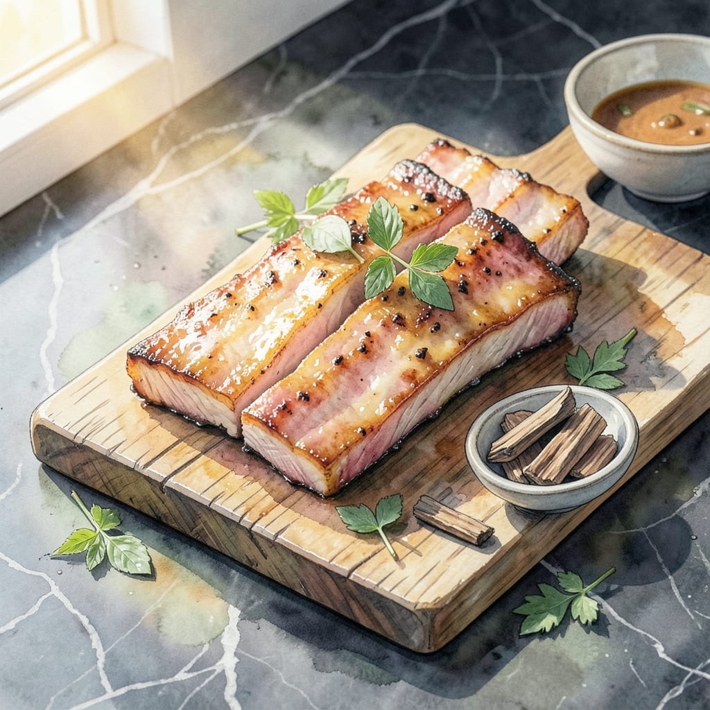 BBQ Pork Spare Ribs Recipe Grill: Smoky Char With Sticky Glaze