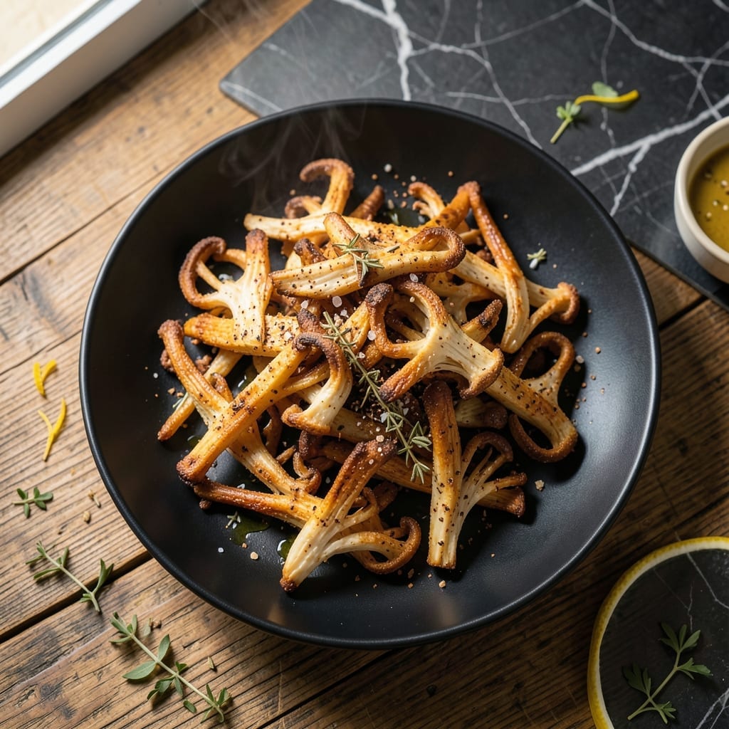 Lion's Mane Mushroom Recipe Air Fryer: Crispy Golden Edges in Minutes