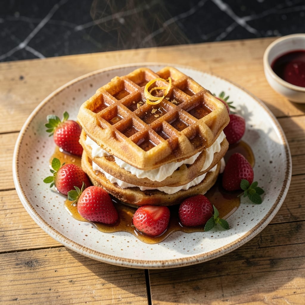 Waffle Recipe Without Milk: Crispy Golden Grids With Water or Dairy-Free Swaps Waffle Recipe Without Milk: Crispy Golden Grids With Water or Dairy-Free Swaps