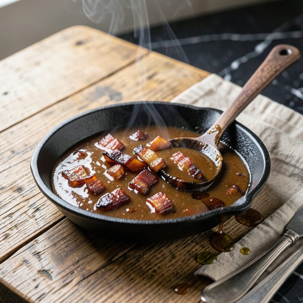 Bacon Bourbon Whiskey BBQ Sauce Recipe: Rich Oak-Aged Depth for Ribs