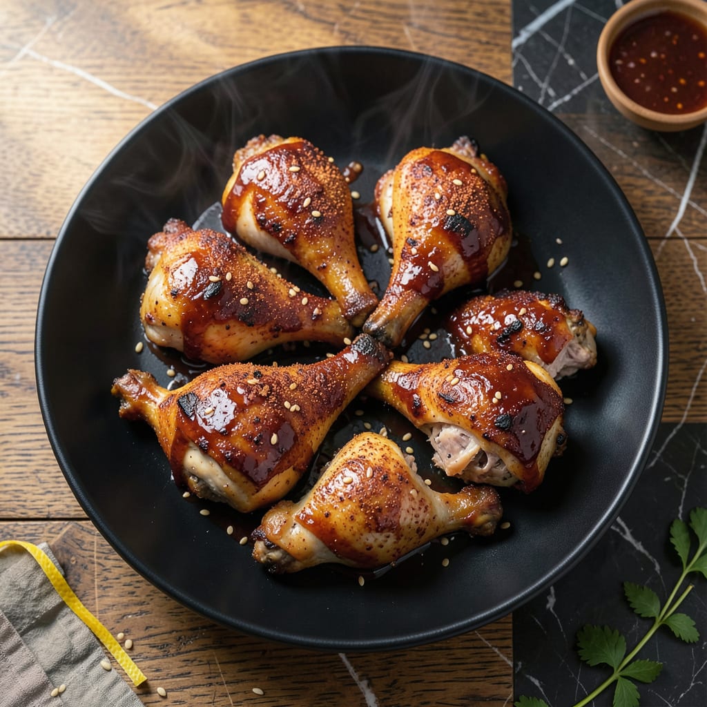 Visual representation of Baked BBQ Leg Quarters Recipe: Fall Off The Bone Smoky Sweetness