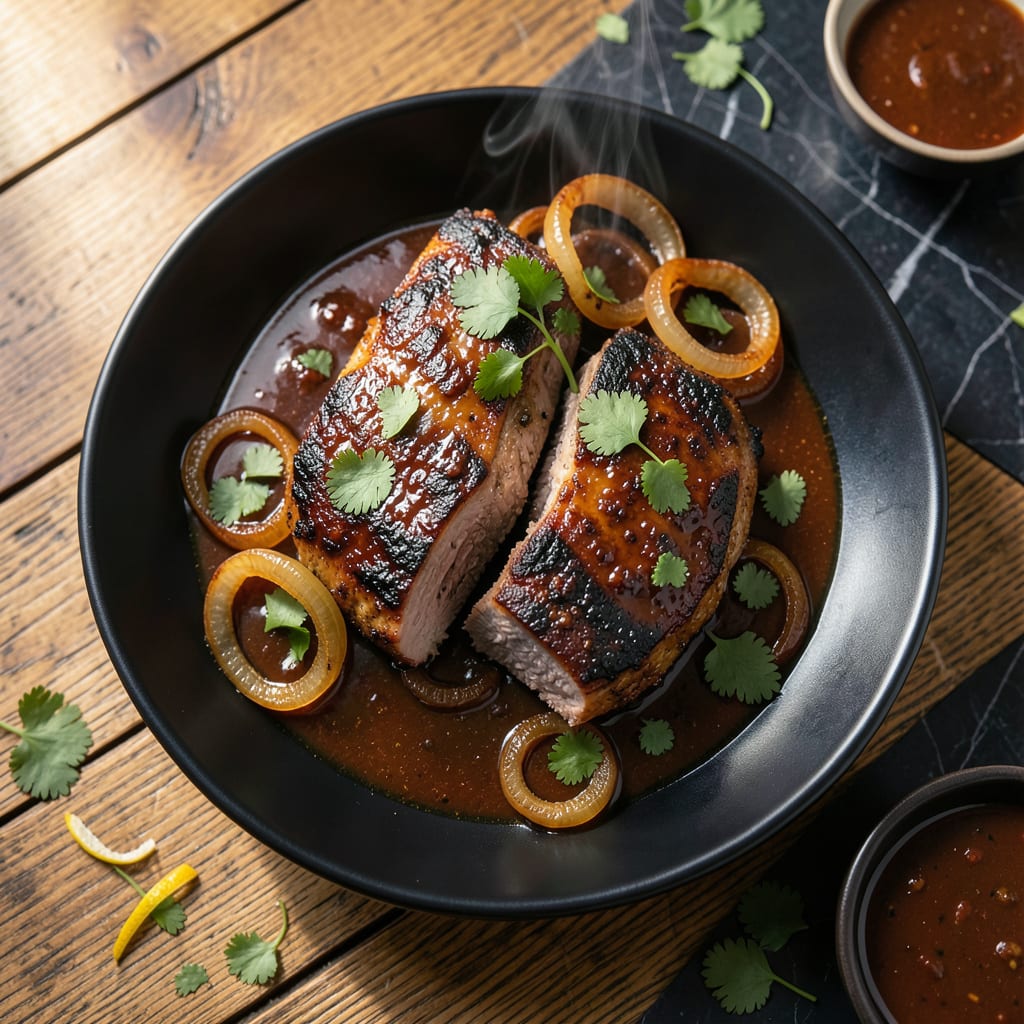 baked bbq pork steak recipe detailed visual guide