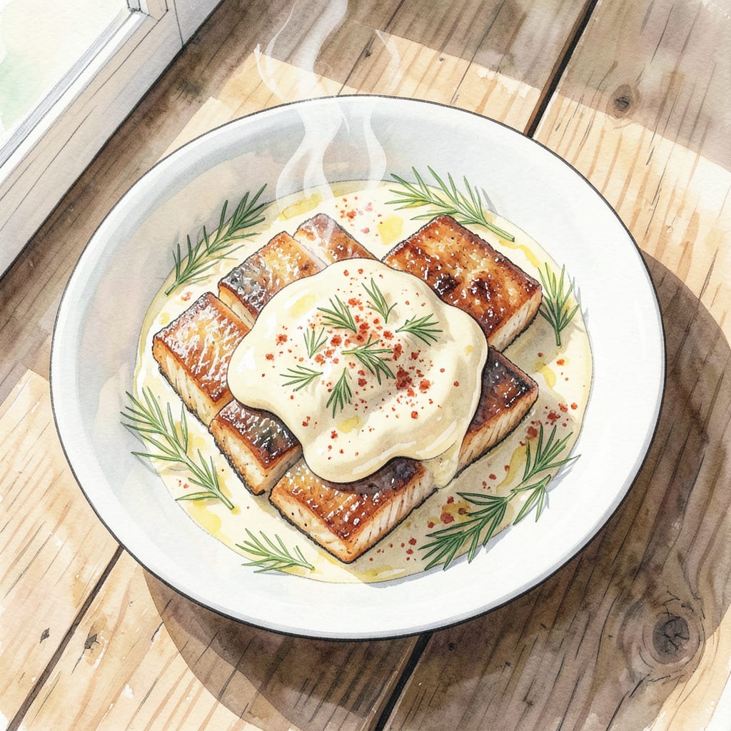Baked Bluefish Mayonnaise Recipe: Moist & Flaky Fish Perfection example with annotations