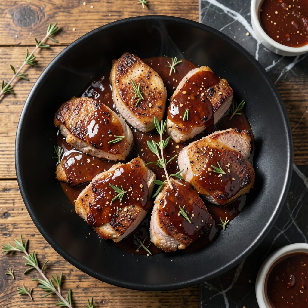 Baked Pork Chops With BBQ Sauce Recipe: Smoky Glaze Over Juicy Cuts detailed visual guide