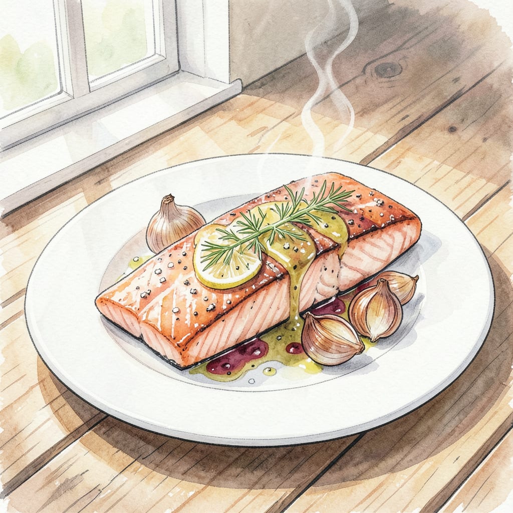 Baked Salmon Recipe Jamie Oliver: Pan Seared Perfection Every Time illustration with key details