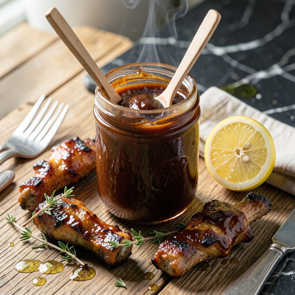 Complete ball canning bbq sauce recipe overview image