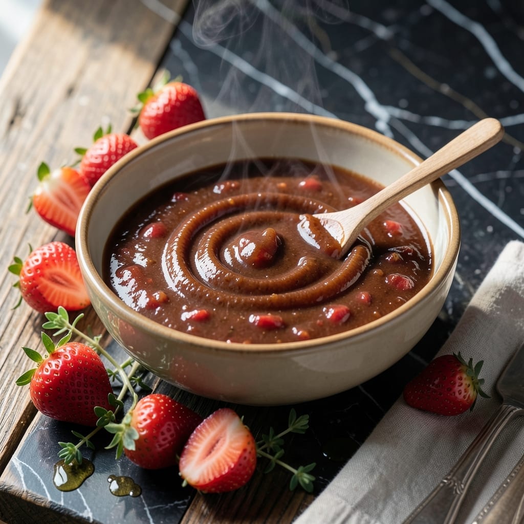 Strawberry Barbecue Sauce Recipe: Sweet and Tangy Grill Glaze Strawberry Barbecue Sauce Recipe: Sweet and Tangy Grill Glaze