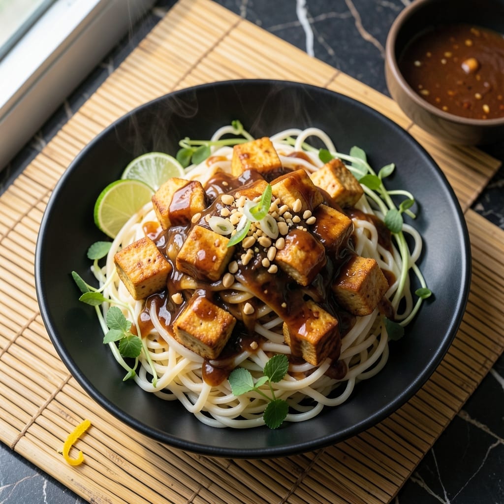 Healthy Pad Thai Recipe Vegan: Zesty Rice Noodles With Peanut Lime Zing