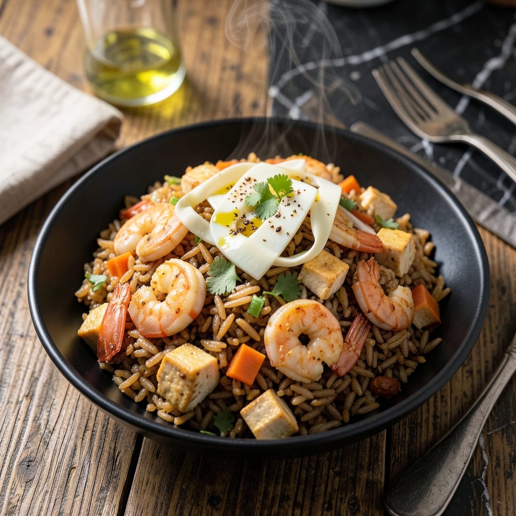 Fried Rice Recipe Using Brown Rice: Chewy Grain Texture With Umami Depth