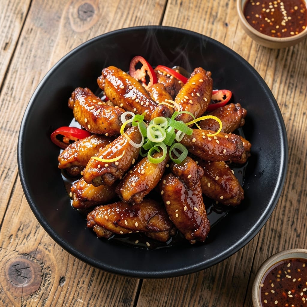 Korean Barbecue Chicken Wings Recipe: Sticky Glaze With Sweet and Spicy Depth