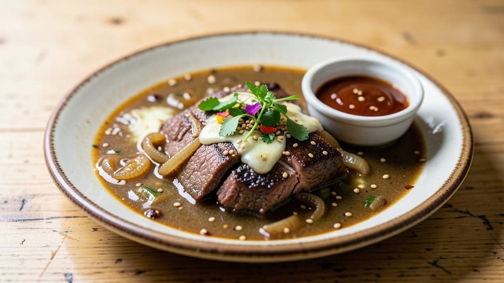Brisket French Onion Soup Recipe: Slow-Cooked Beef with Caramelized Onions & Gruyère