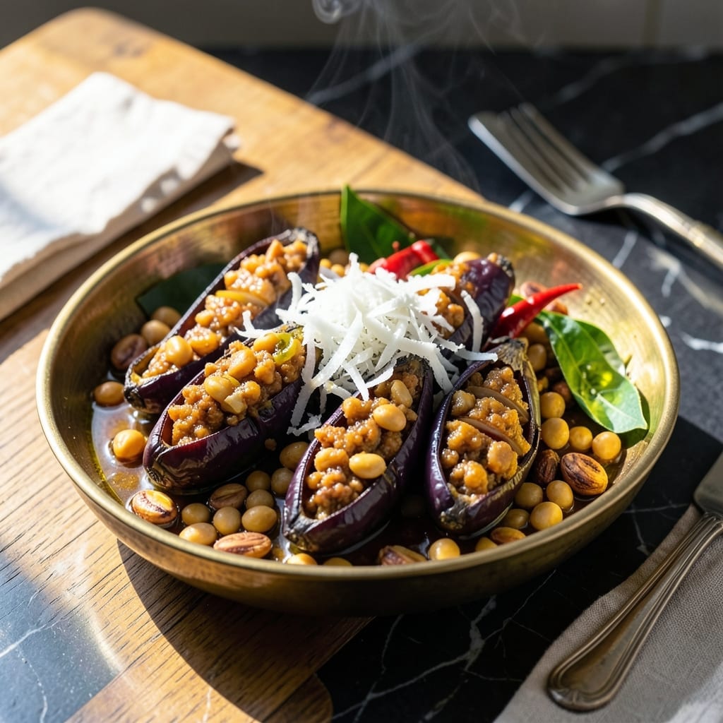 Gutti Vankaya Recipe Andhra Style: Spiced Stuffed Eggplant Delight