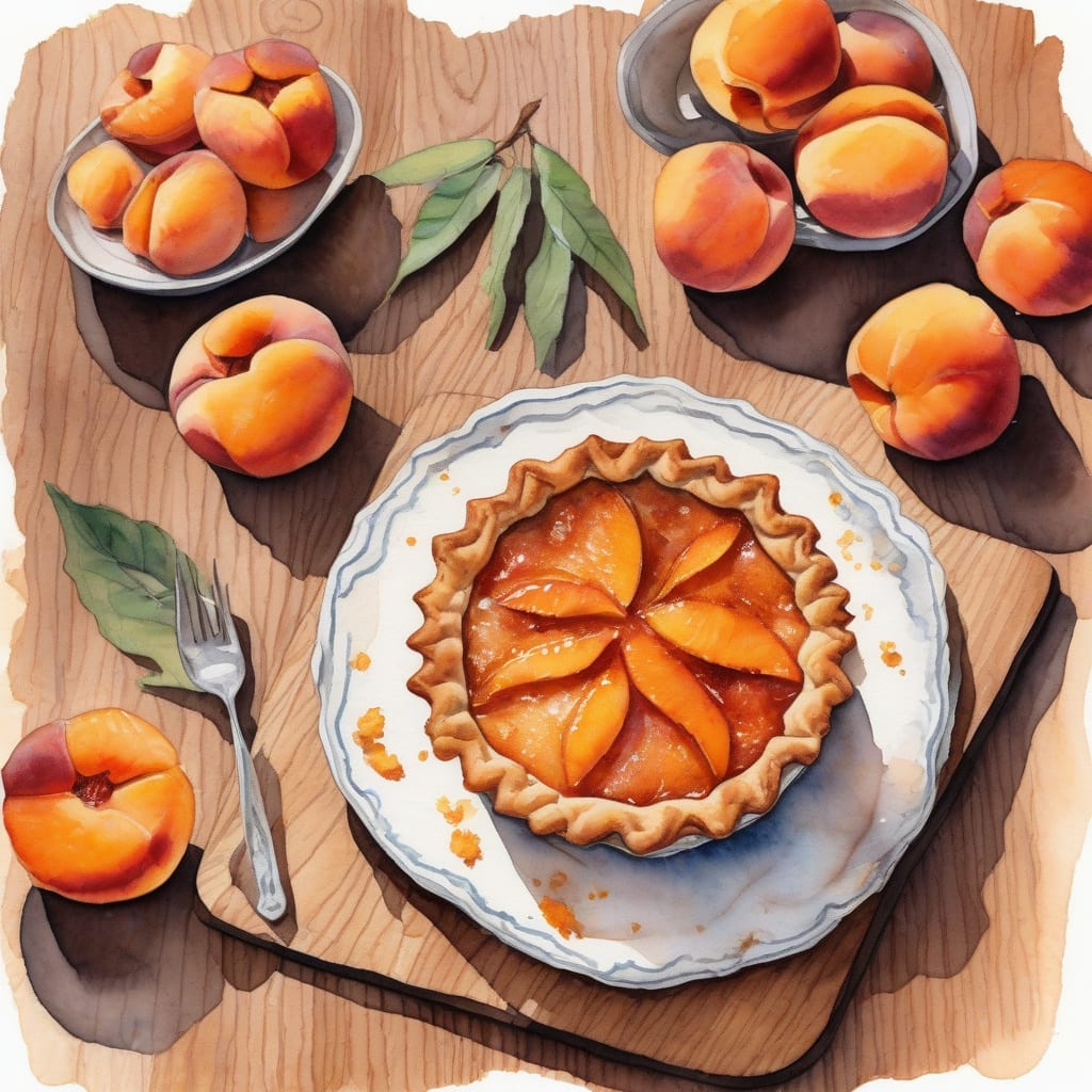 dried peach pie recipe