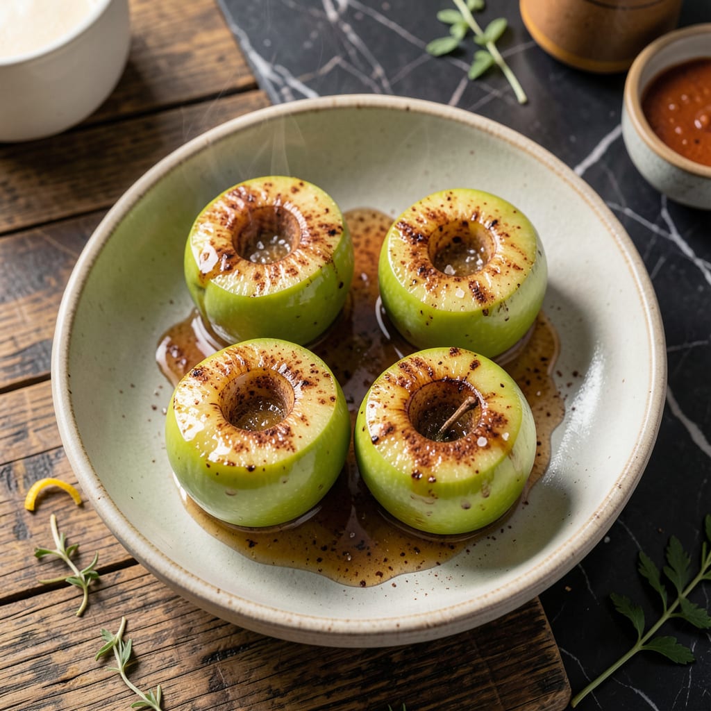 bbq apples recipe example with annotations