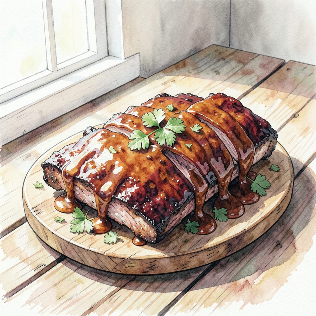 BBQ Baby Back Ribs Recipe Oven: Fall Off The Bone Tender Perfection illustration with key details