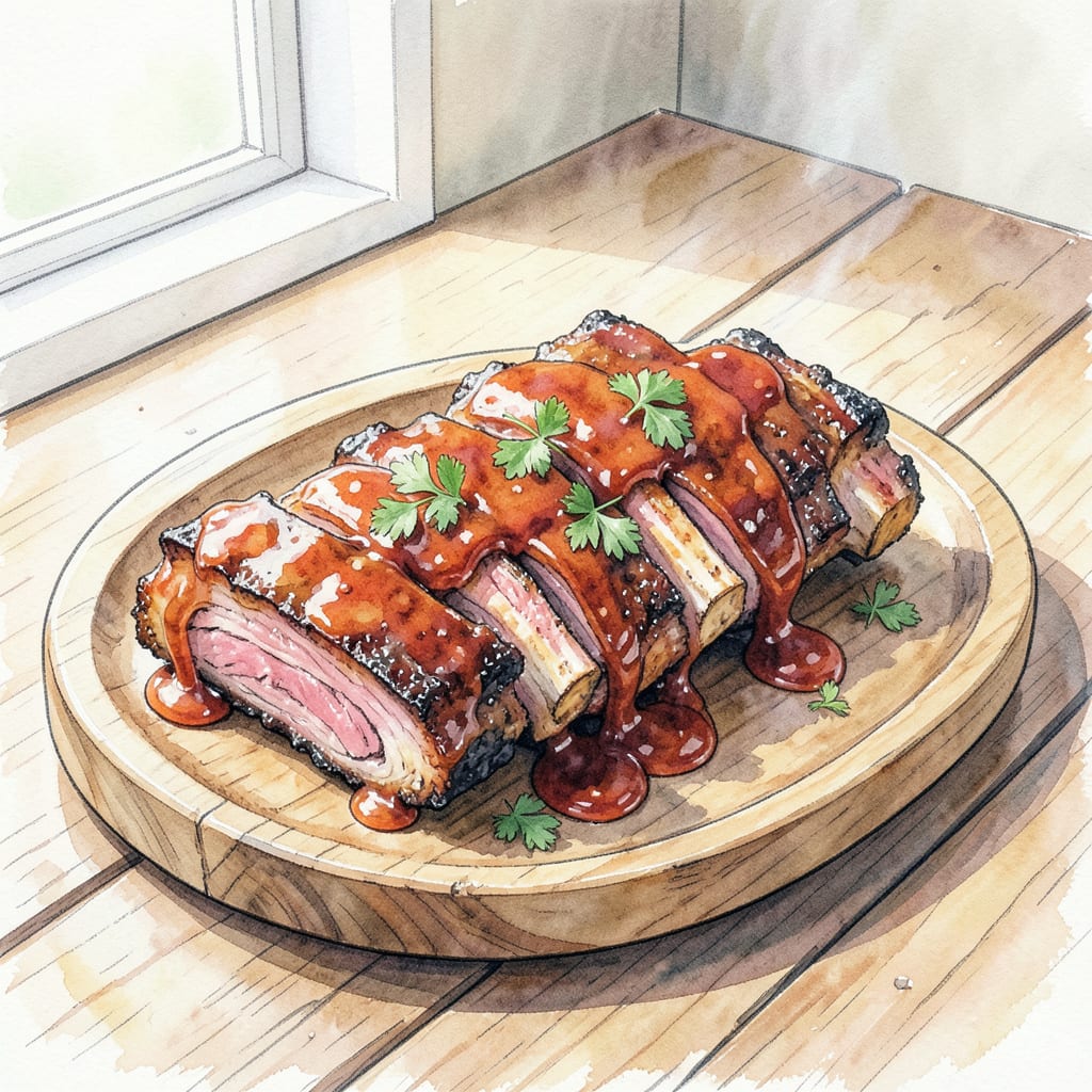Comprehensive BBQ Baby Back Ribs Recipe Smoker: Fall Off The Bone Tender Through Low and Slow Smoking visual reference