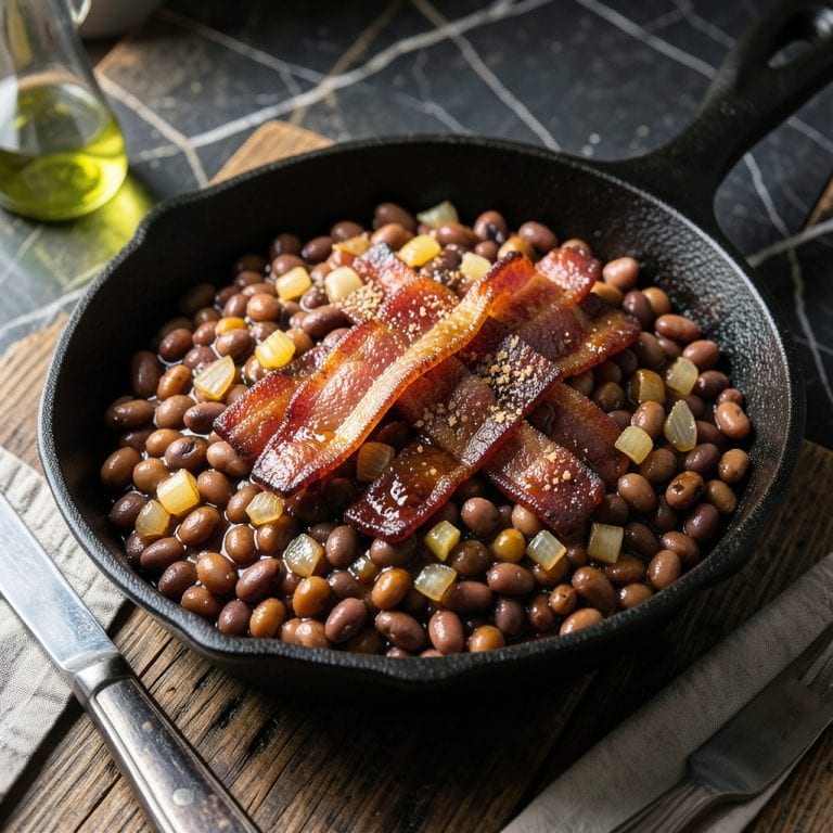 Complete BBQ Bacon Beans Recipe: Smoky Sweetness With Crispy Bits overview image