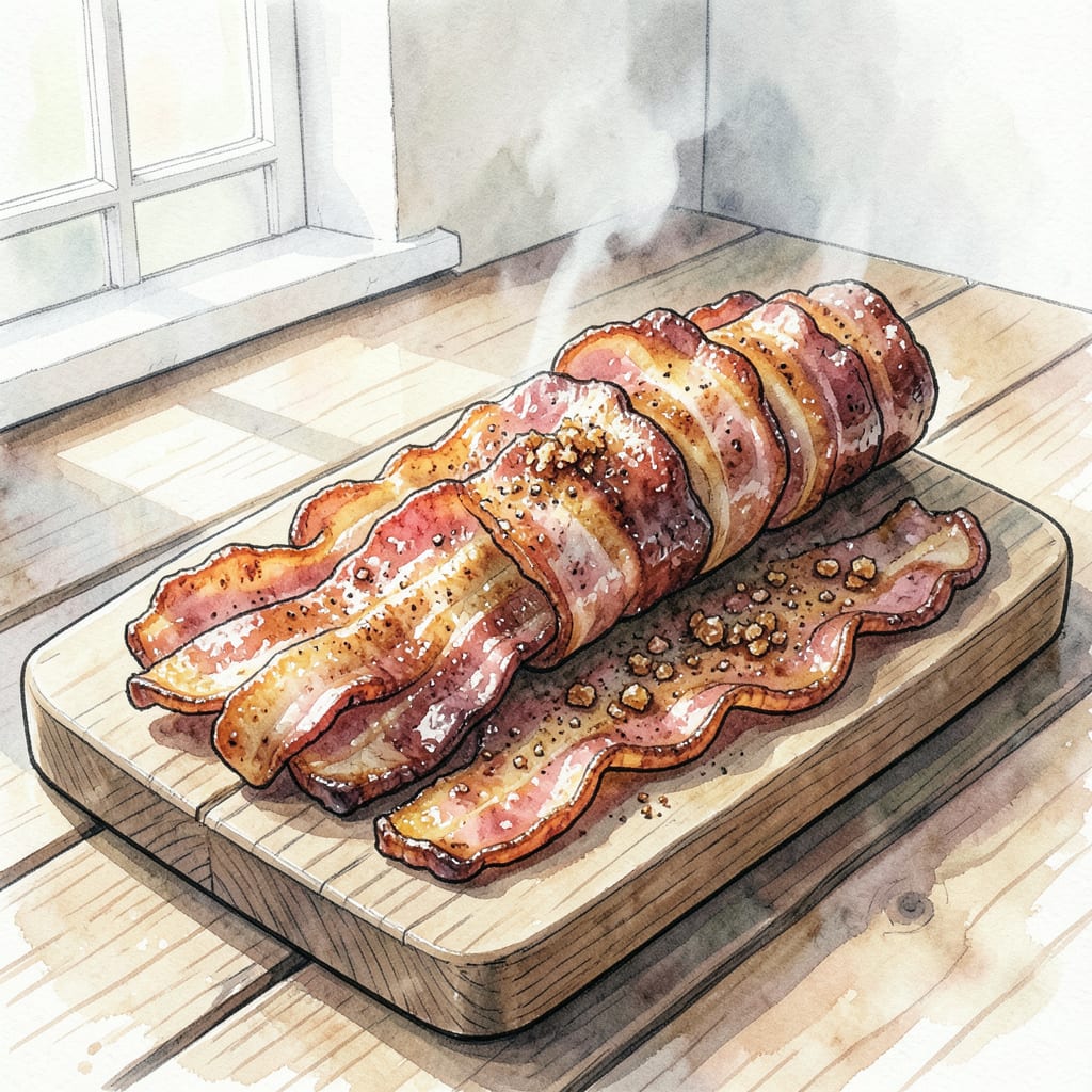 Visual representation of BBQ Bacon Recipe Smoker: Smoky, Crispy Perfection Every Time