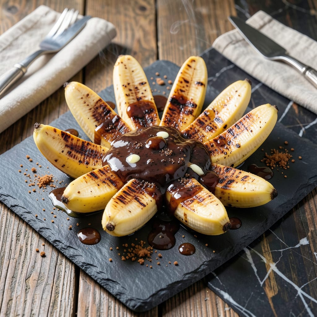 Comprehensive BBQ Banana Recipe: Caramelized Rum Infused Dessert visual reference