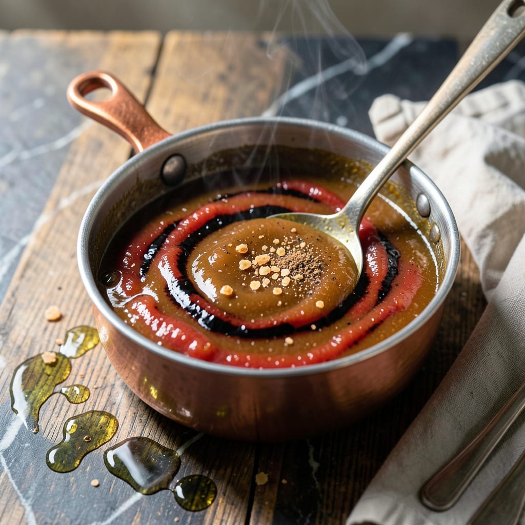 BBQ Barbecue Sauce Recipe: Thick Vinegar Free Glaze with Smoky Depth detailed visual guide