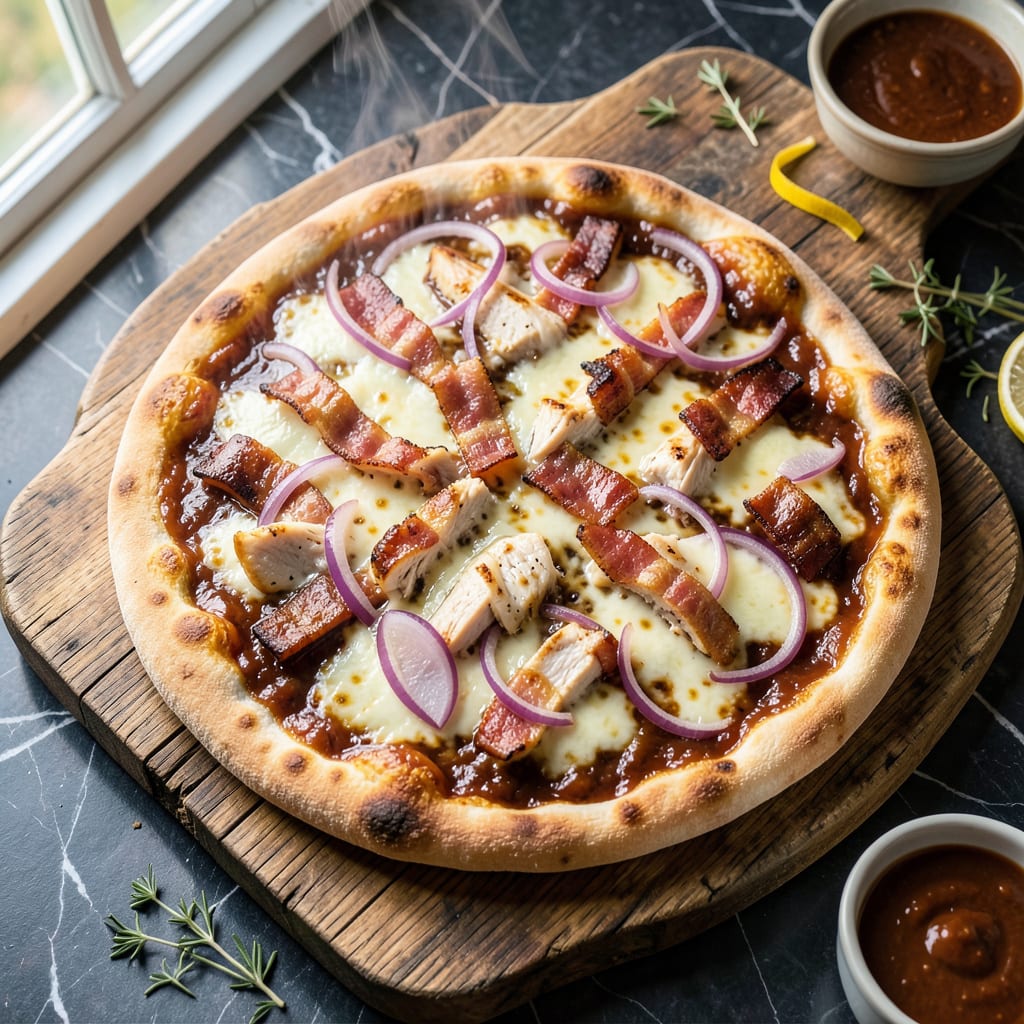 bbq base pizza recipe detailed visual guide