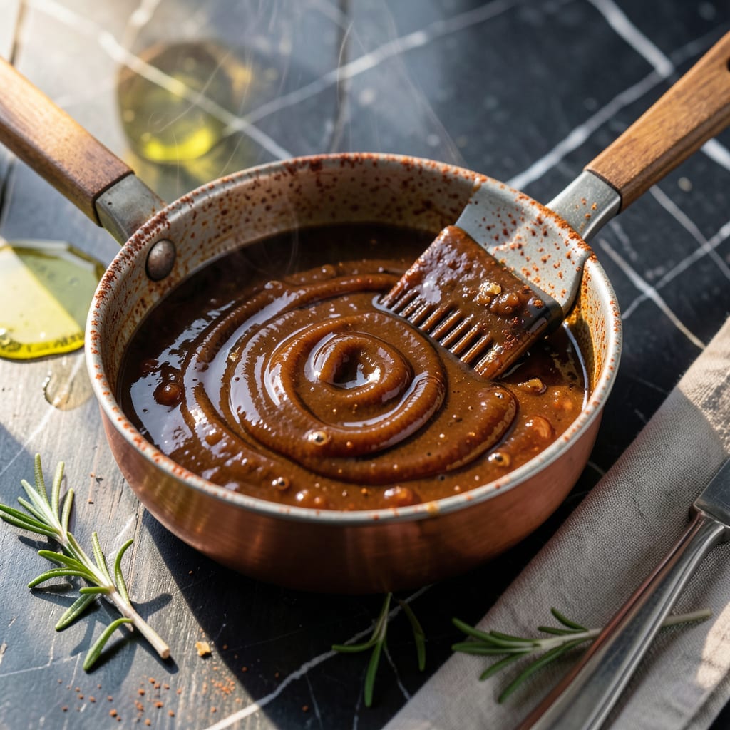 Visual representation of BBQ Basting Sauce Recipe: Smoky Sweet Brush for Perfect Char