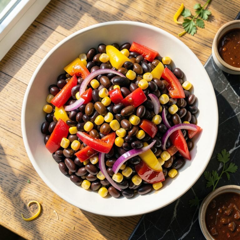 Visual representation of BBQ Bean Salad Recipe: Smoky Sweet Crunch in Every Bite