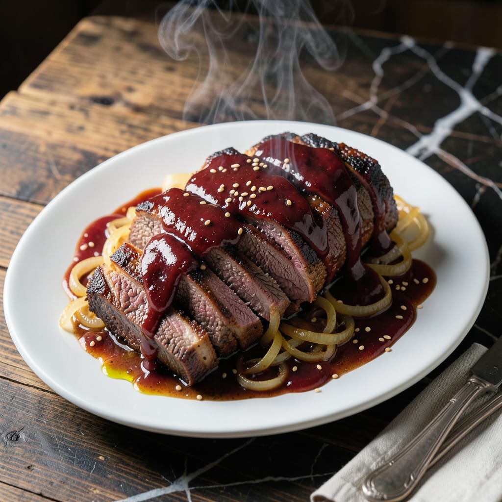 BBQ Beef Brisket Crock Pot Recipe: Set It and Forget It Smoky Depth example with annotations