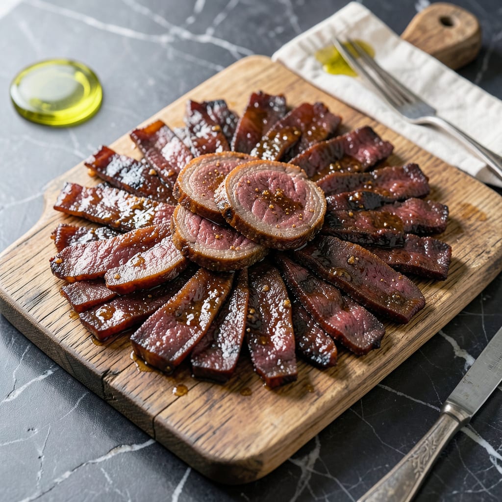 Complete BBQ Beef Jerky Recipe Dehydrator: Chewy Smoky Bites with Perfect Texture overview image
