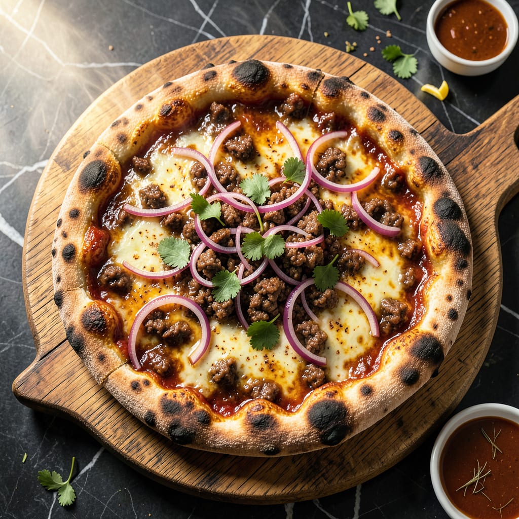 Comprehensive BBQ Beef Pizza Recipe: Smoky Cheese Melt on Homemade Crust visual reference