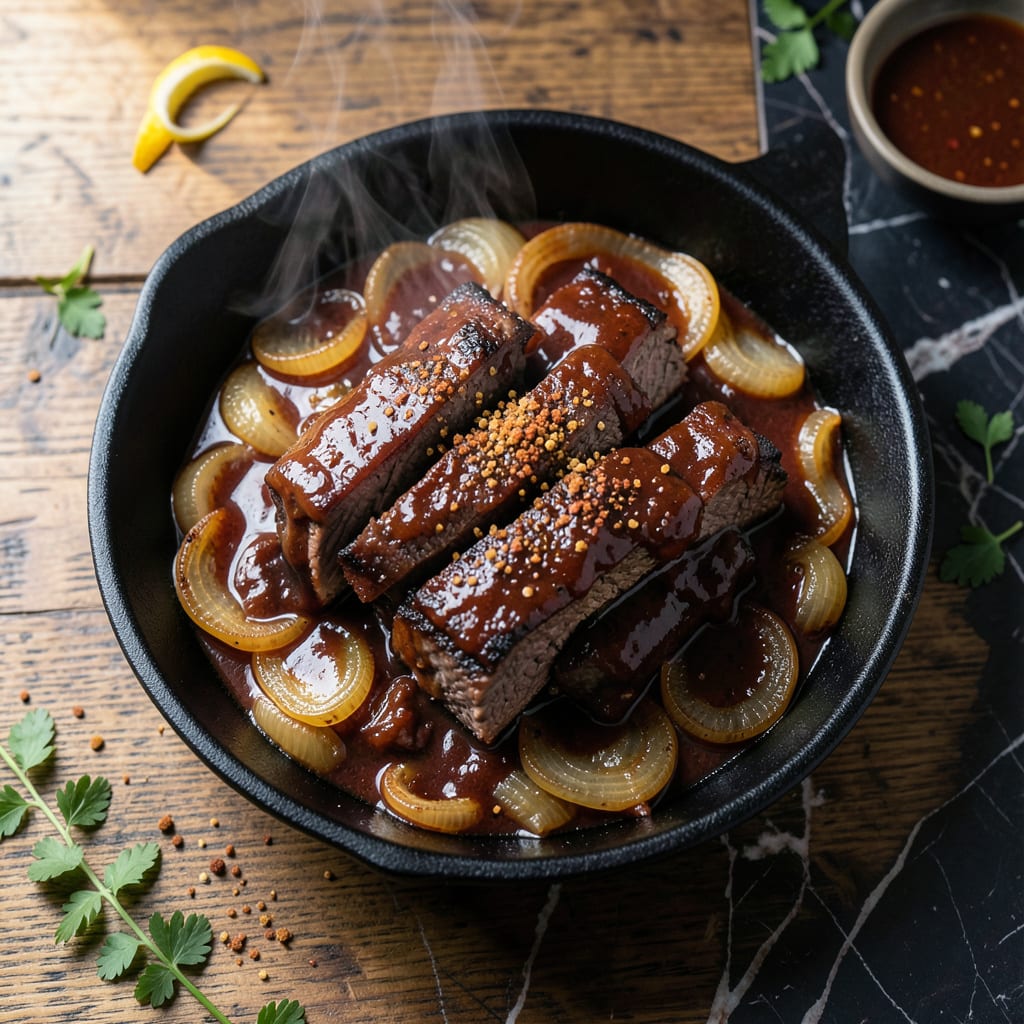 bbq beef recipe oven example with annotations