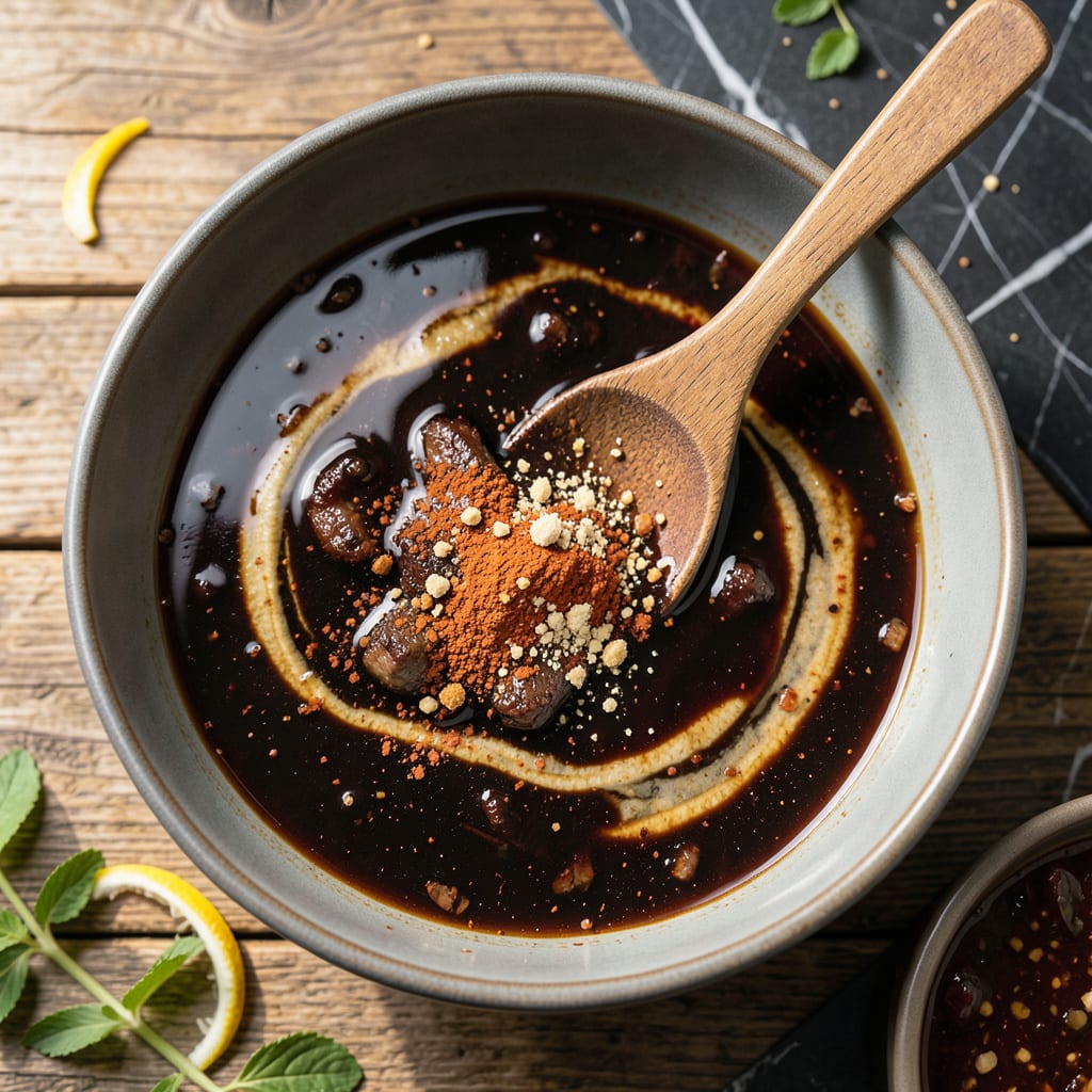 Visual representation of BBQ Beef Rib Marinade Recipe: Bold Smoky Depth for Tender Meat
