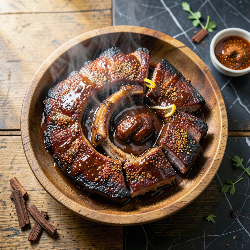 BBQ Beef Ribs Recipe: Dry Rubbed Smoky Succulence detailed visual guide