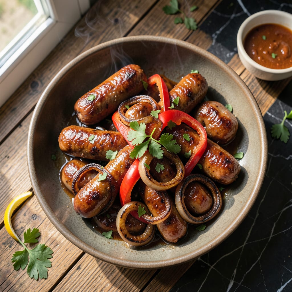 bbq beef sausage recipe detailed visual guide