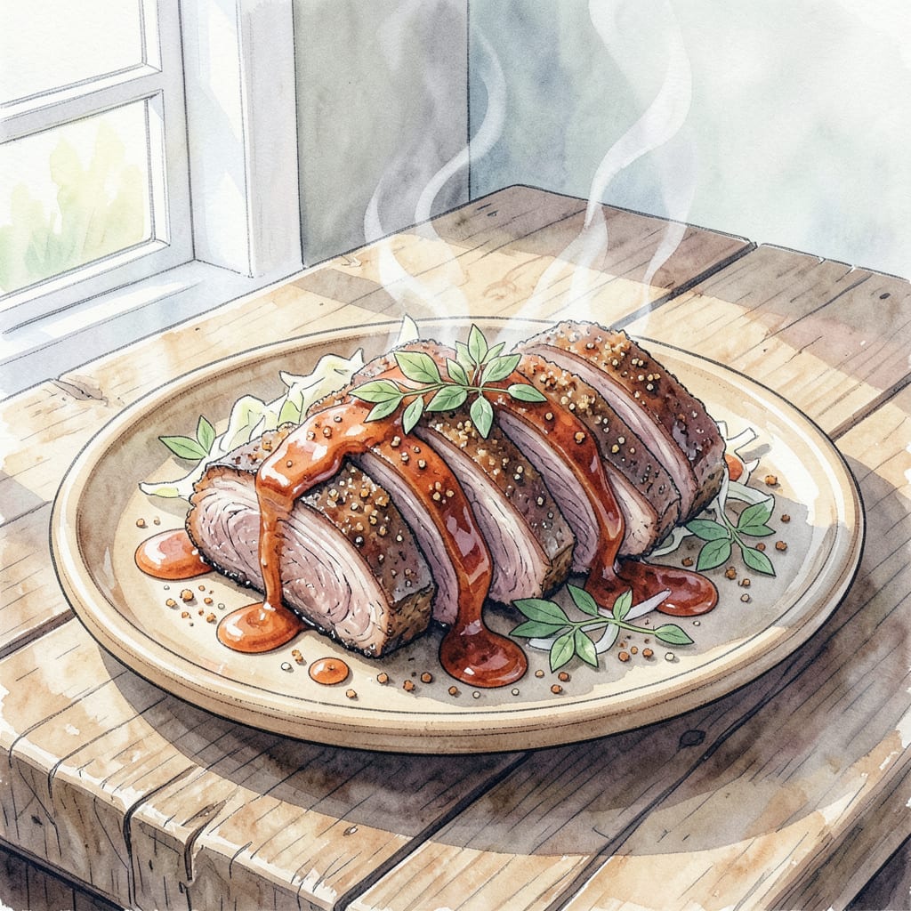 Visual representation of BBQ Beef Short Ribs Recipe Smoked: Fall Off The Bone Tender Perfection
