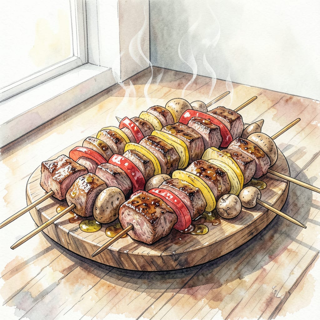 Complete BBQ Beef Skewers Recipe: Tender Grilled Perfection Every Time overview image