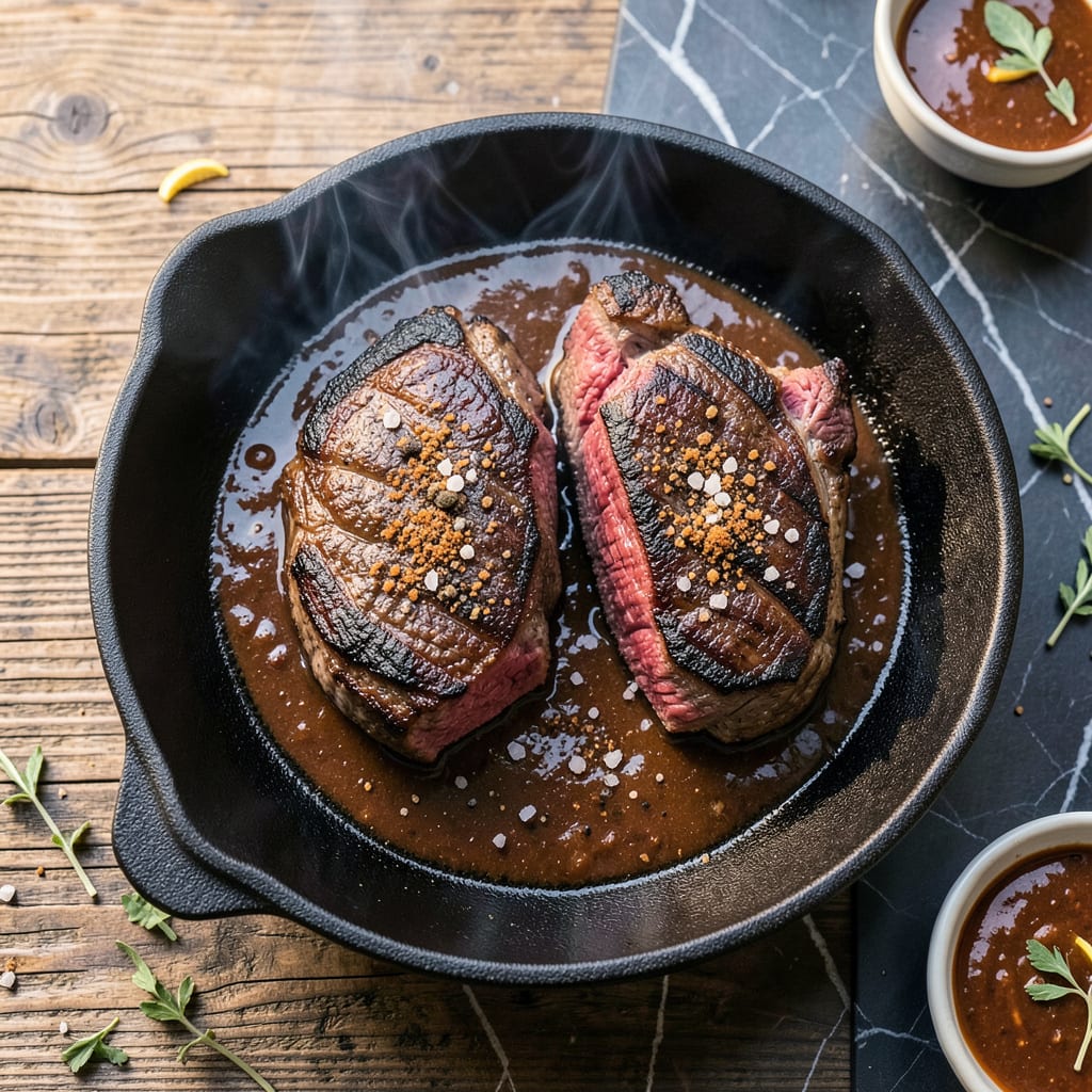 Complete BBQ Beef Steak Recipe: Smoky Grill Kissed Tender Cuts overview image