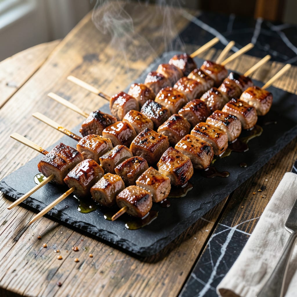 BBQ Beef Sticks Recipe: Smoky Grilled Skewers With Bold Flavor illustration with key details
